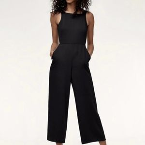 WILFRED ARITZIA pant suit wide leg size 6 black